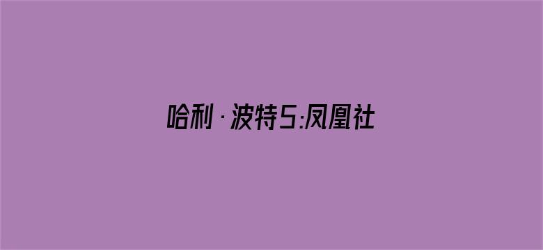 哈利·波特5:凤凰社(普通话)